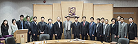 CUHK representatives warmly welcome the delegation from Tianjin Municipal Committee